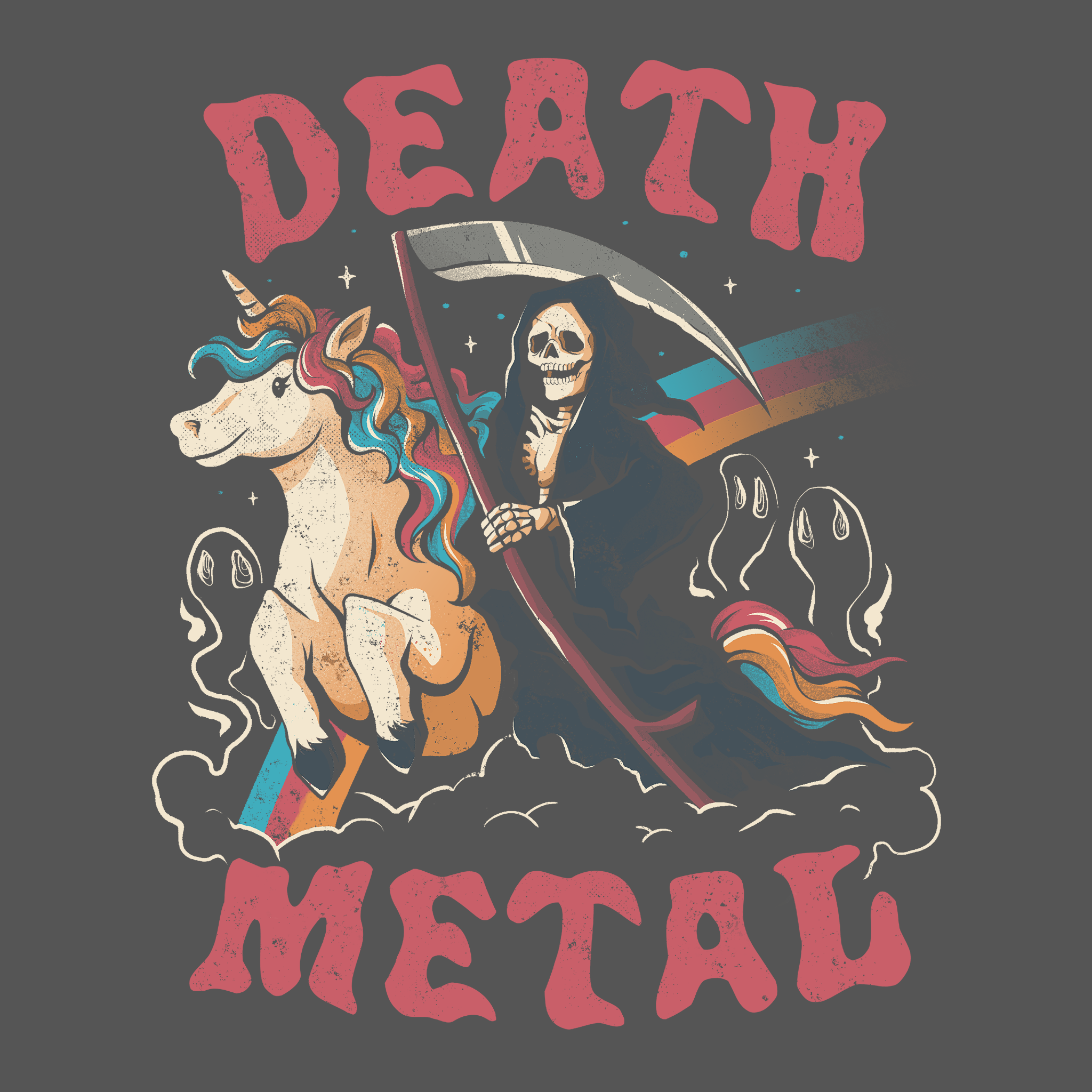 Death metal outlet unicorn hoodie