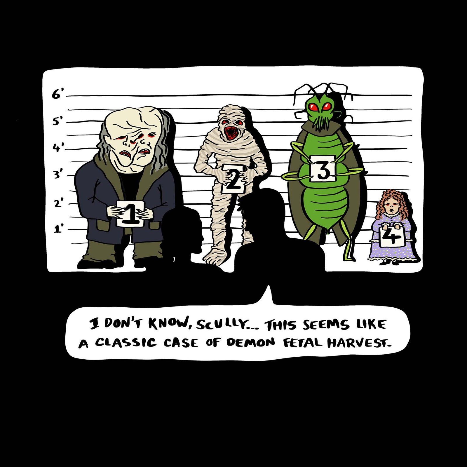 Demon Fetal Harvest Jumper jumper by Lonely Kids Club