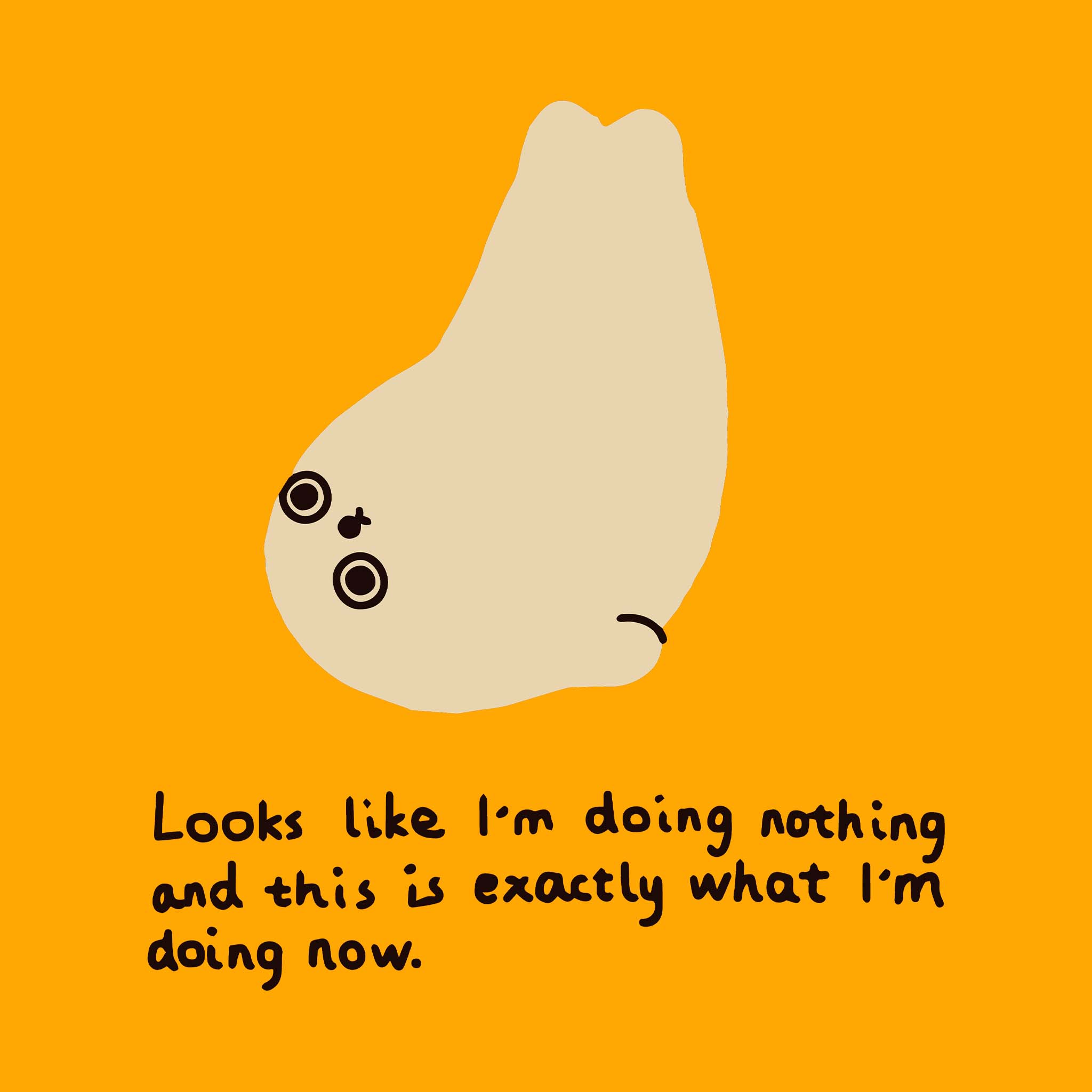 Doing Nothing Seal Tee
