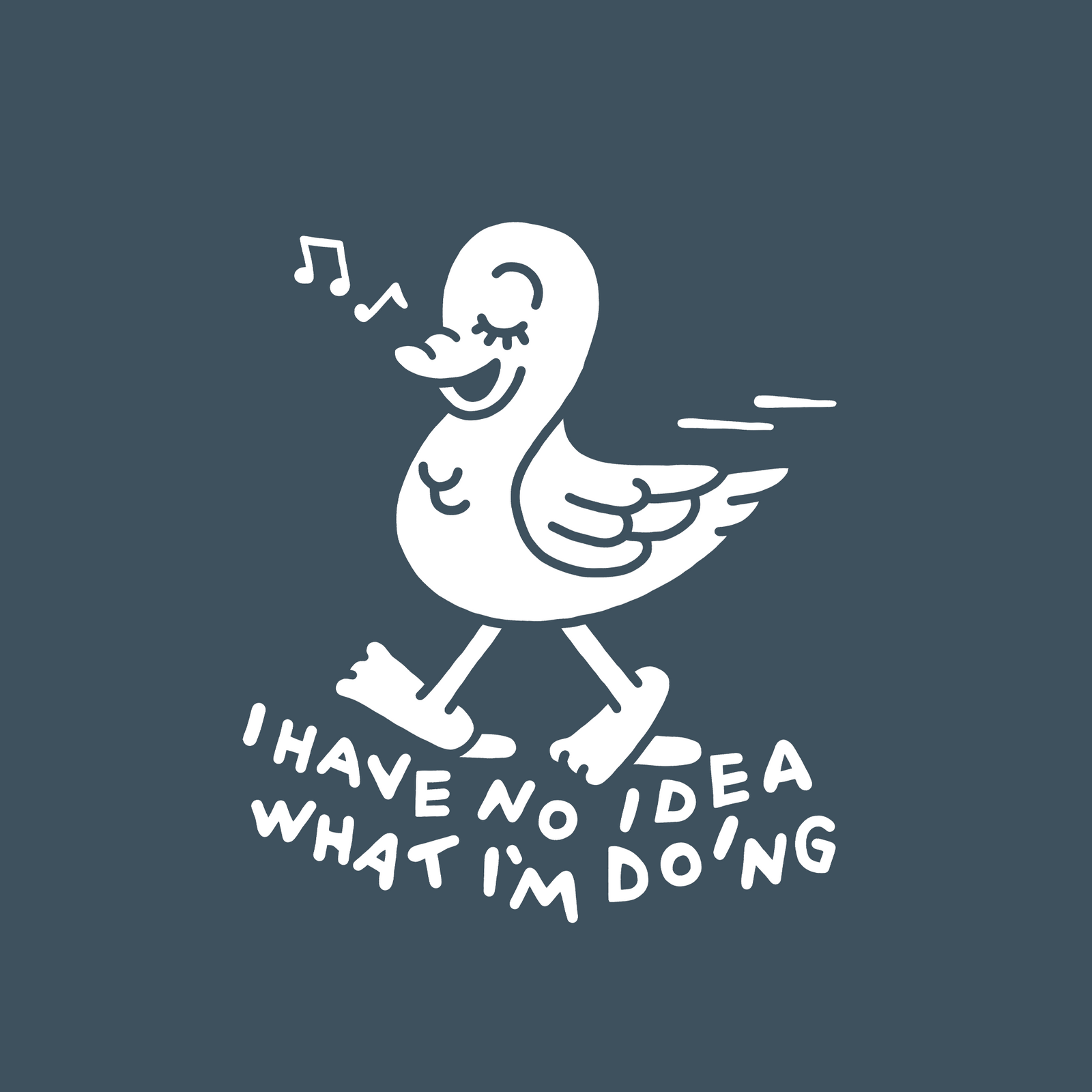 No Idea Duck Tote tote bag by Lonely Kids Club