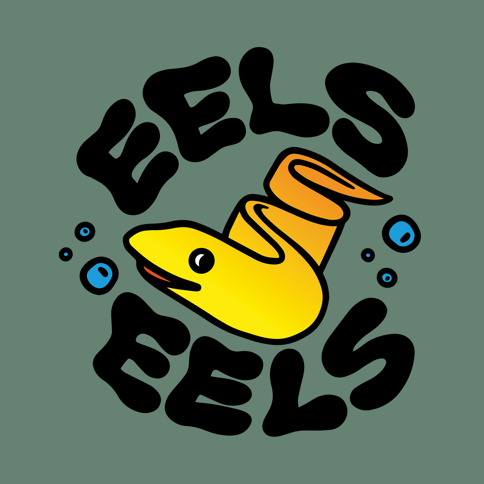 Eels Eels Tote tote bag by Lonely Kids Club