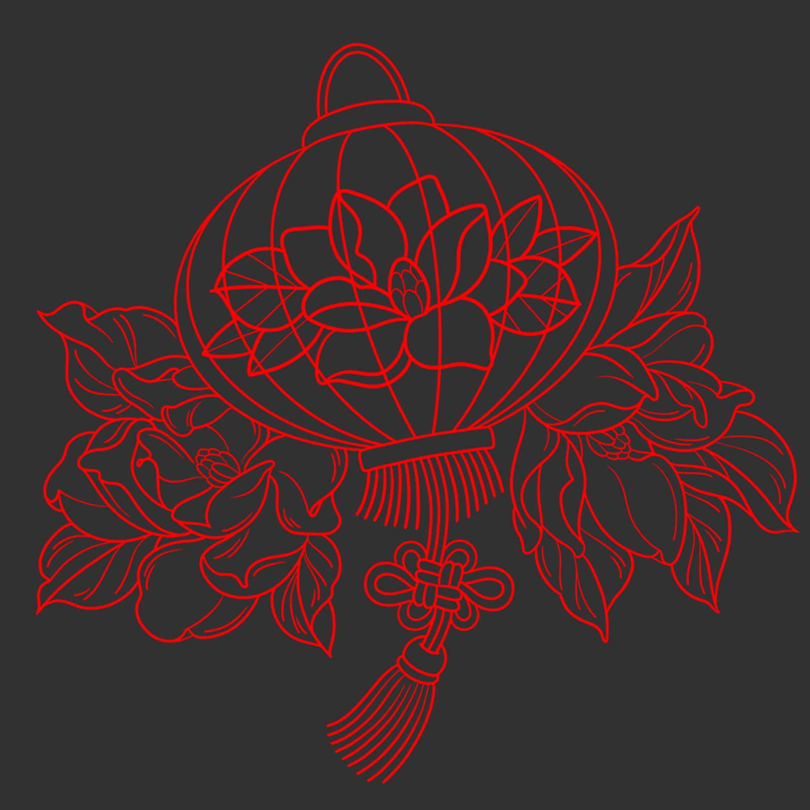 Festive Lantern Hoodie hoodie by Lonely Kids Club