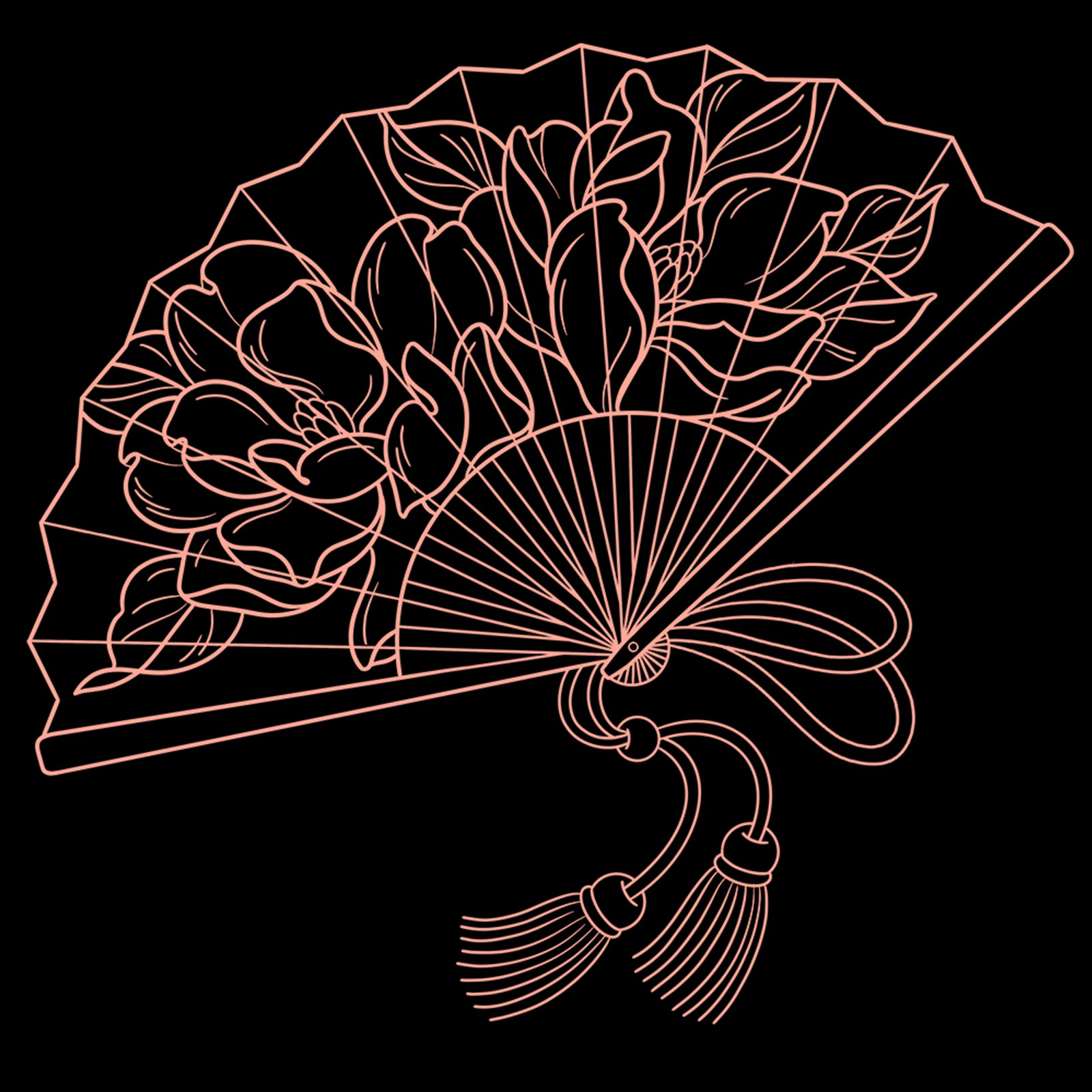 Floral Fan Tee