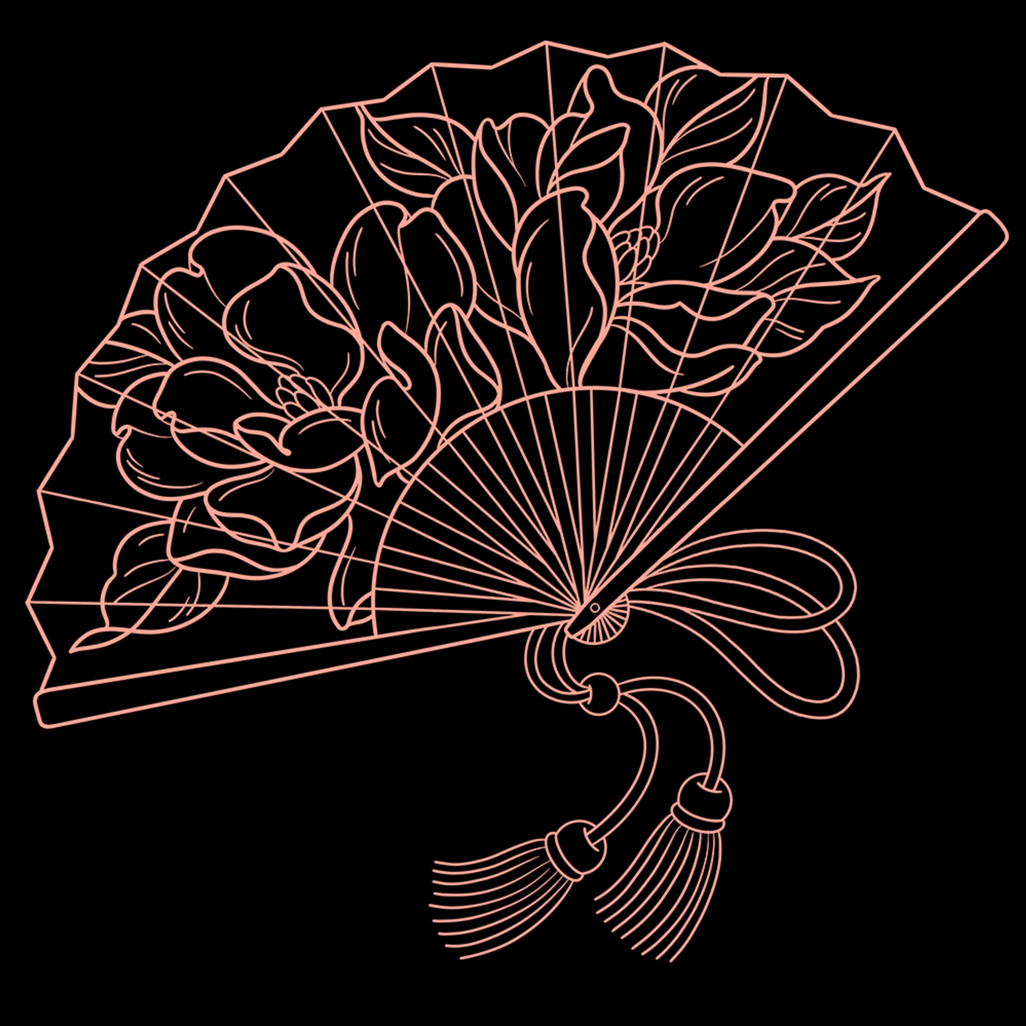 Floral Fan Tee