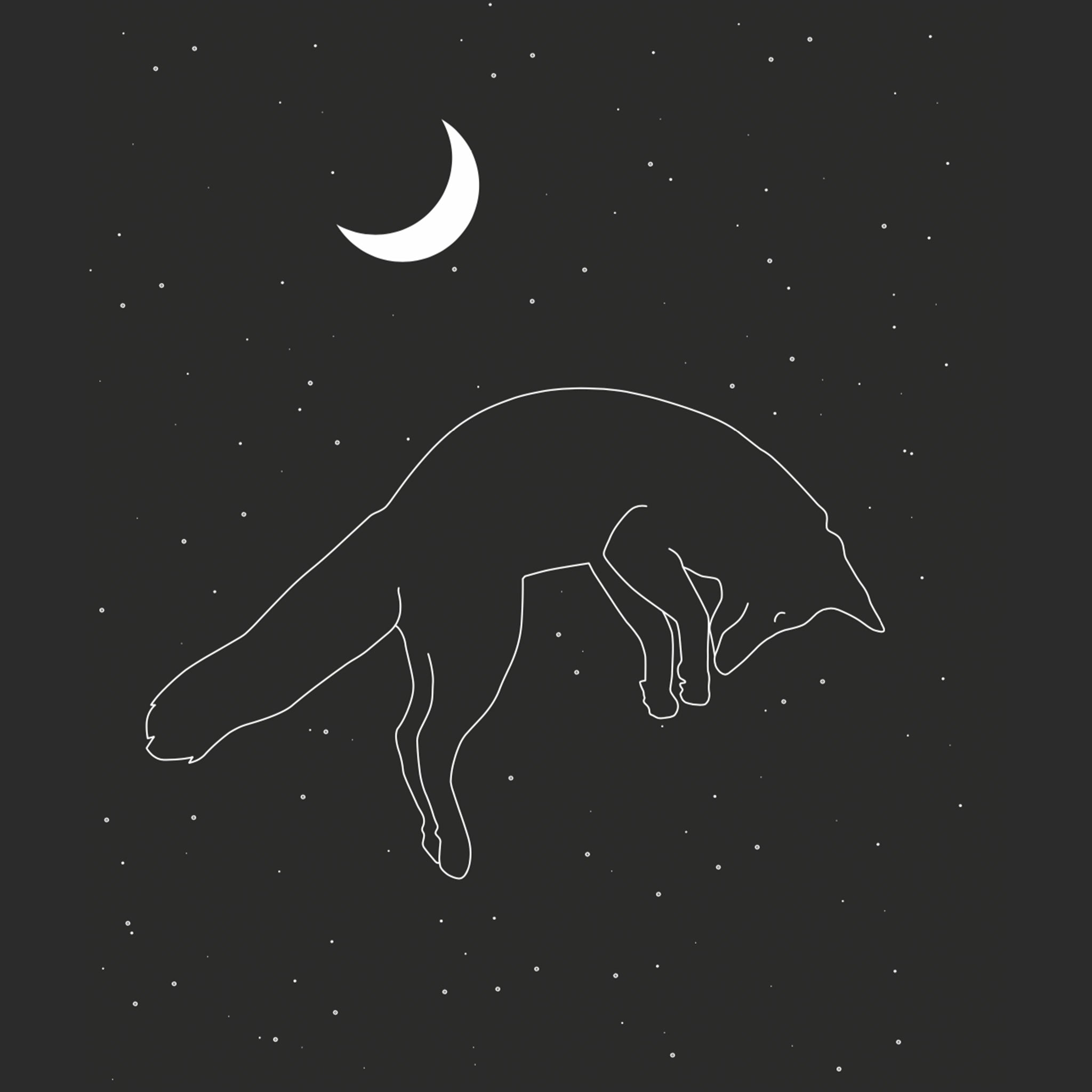 Fox & Moon Tee