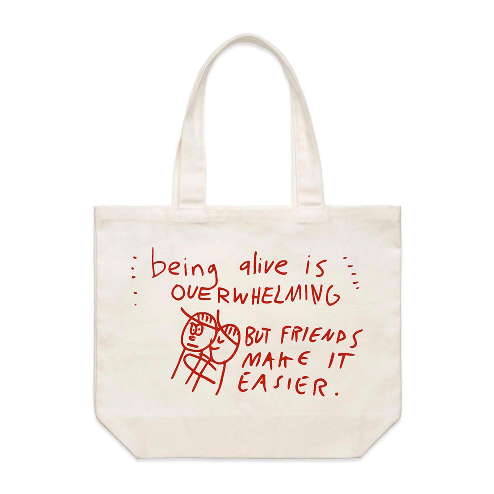 Friends Help Tote tote bag by Lonely Kids Club