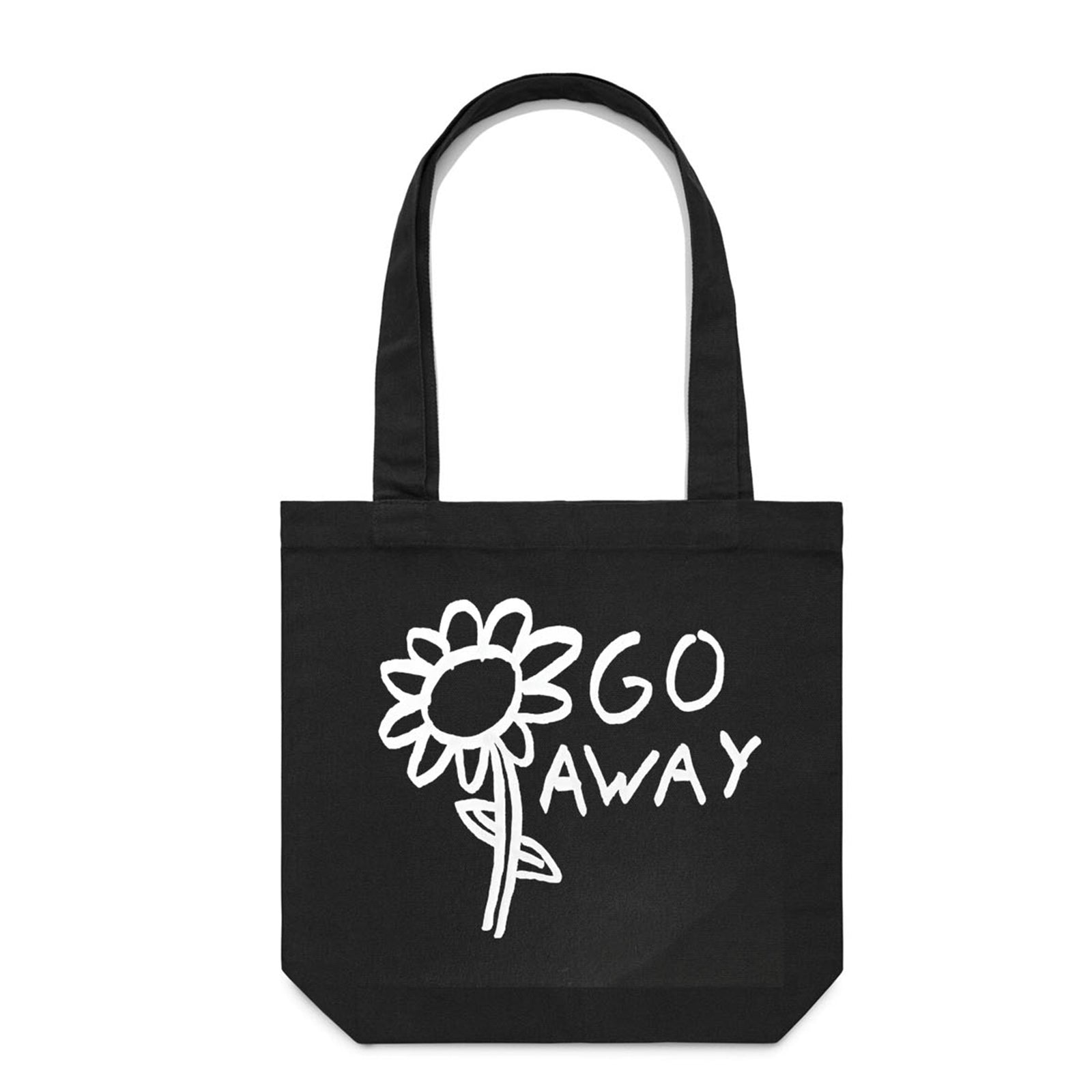 Go Away XL Tote tote bag by Lonely Kids Club