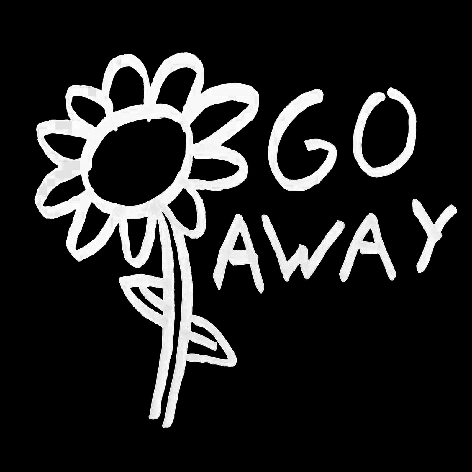 Go Away XL Tote tote bag by Lonely Kids Club