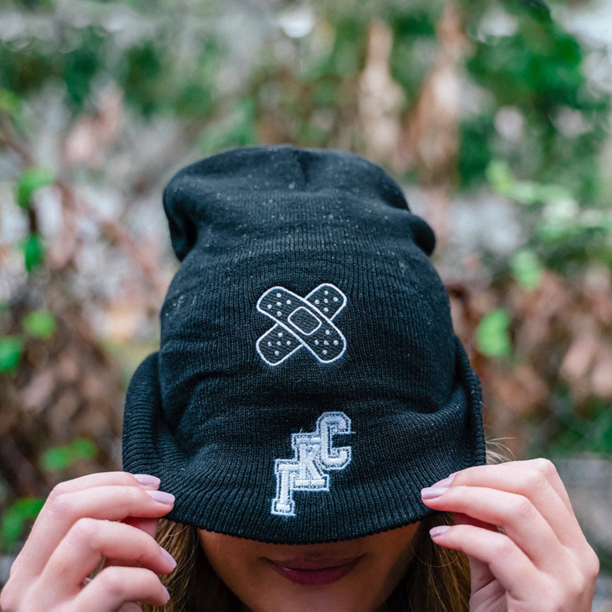 Hidden Bandaid Beanie
