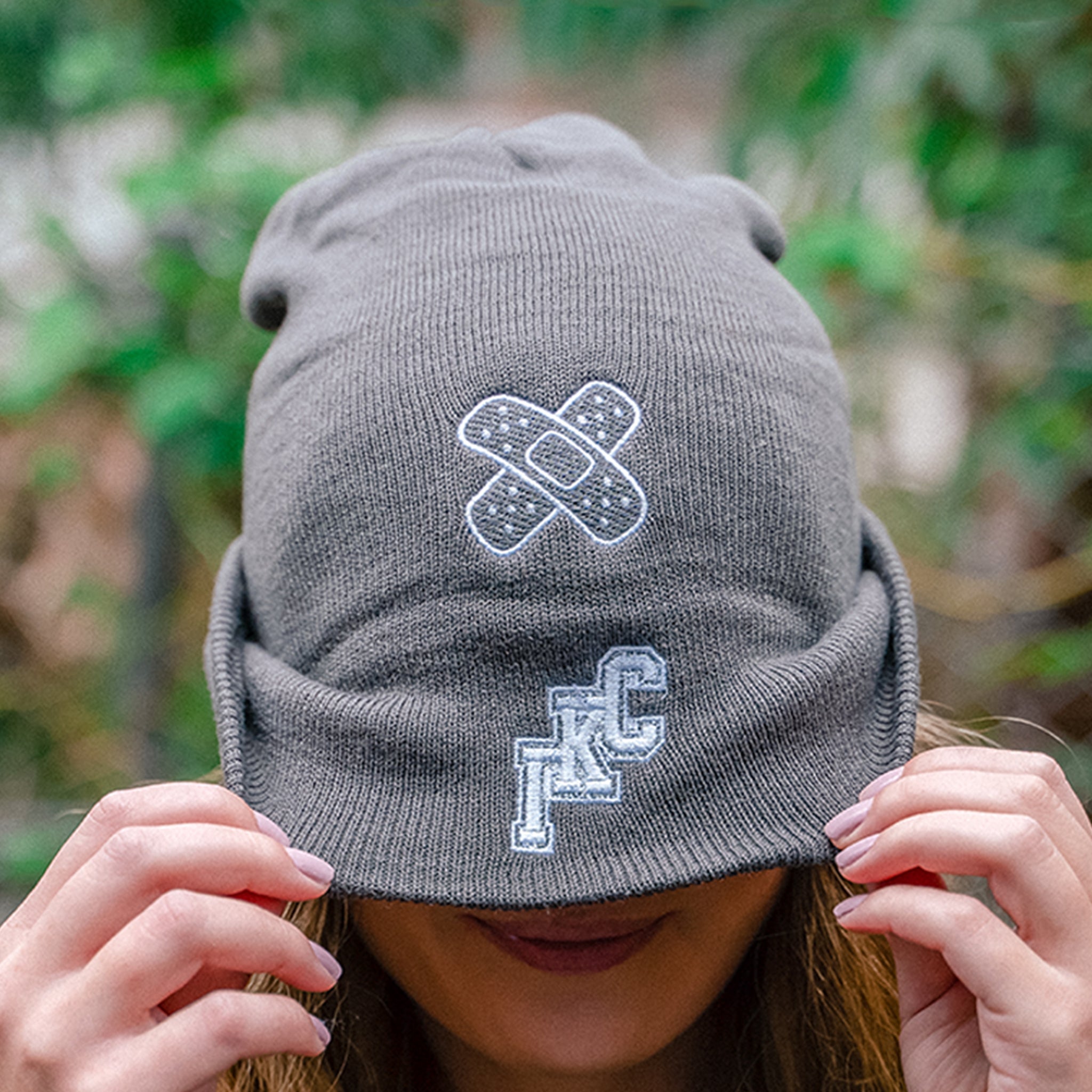 Hidden Bandaid Beanie