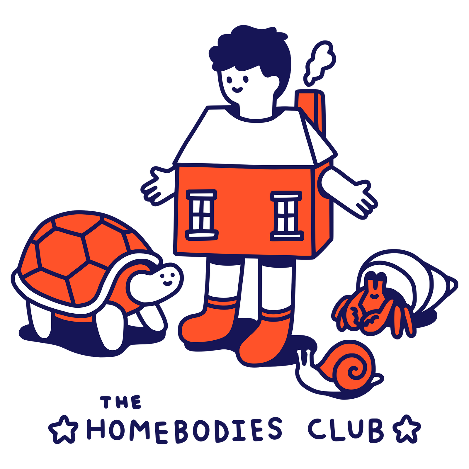 Homebodies Tote tote bag by Lonely Kids Club