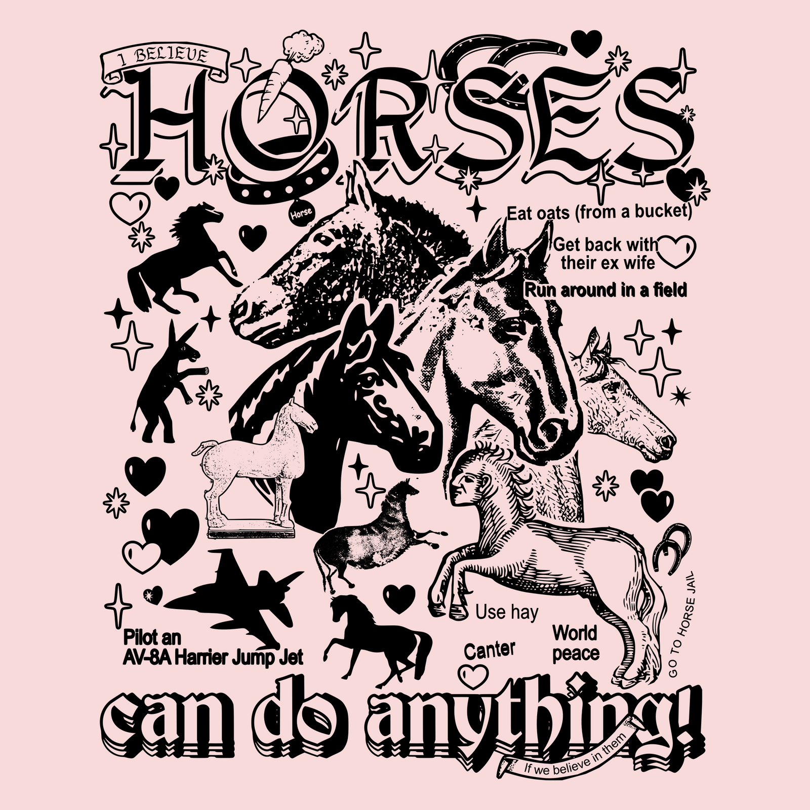 Horses Hoodie hoodie by Lonely Kids Club
