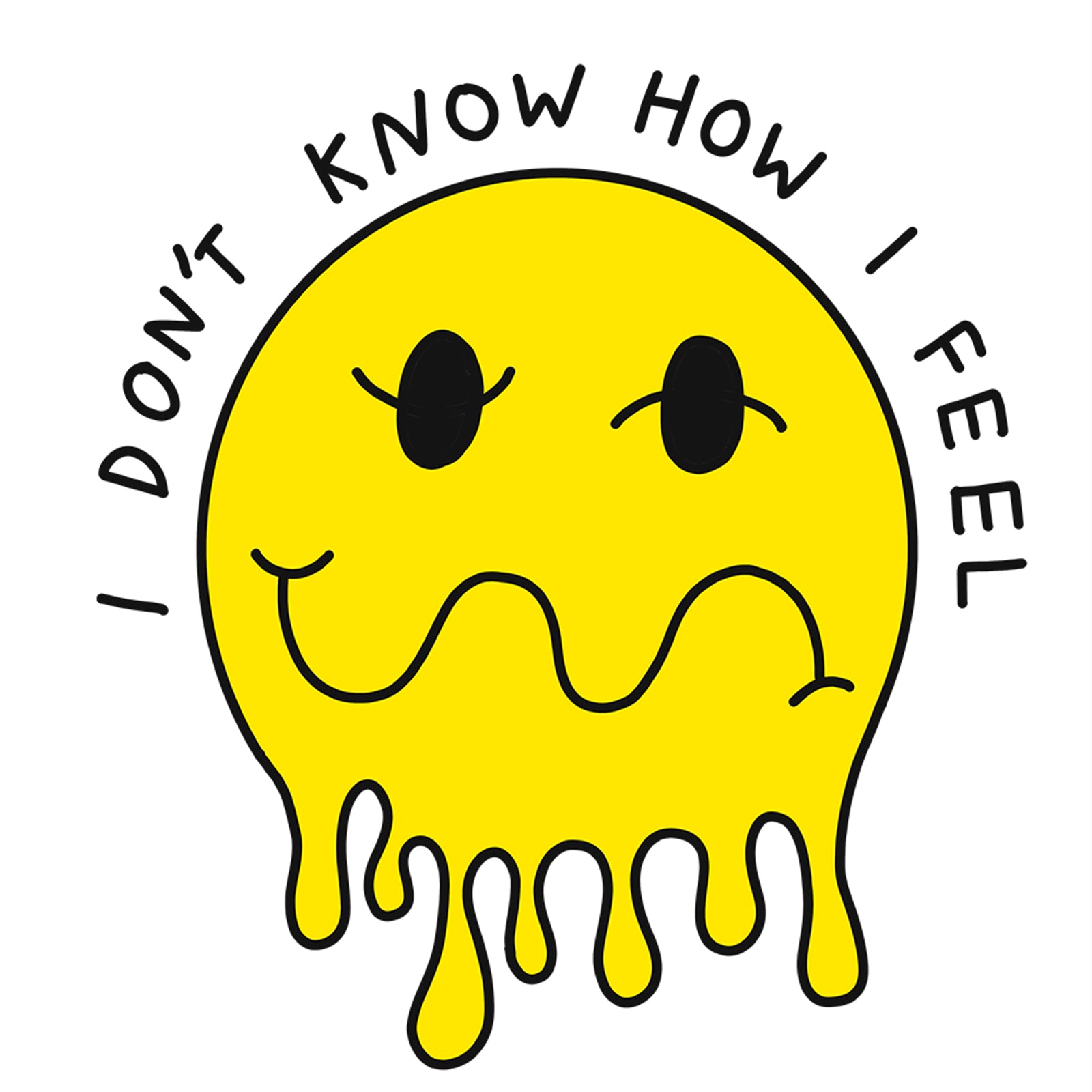 Don't Know How I Feel t-shirt by Lonely Kids Club