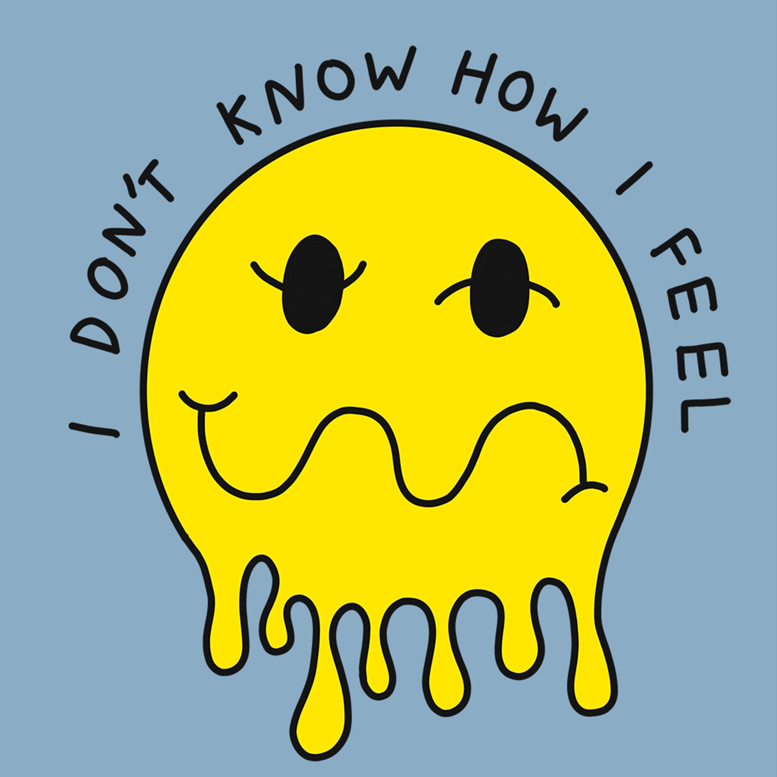 Don't Know How I Feel Tote tote bag by Lonely Kids Club