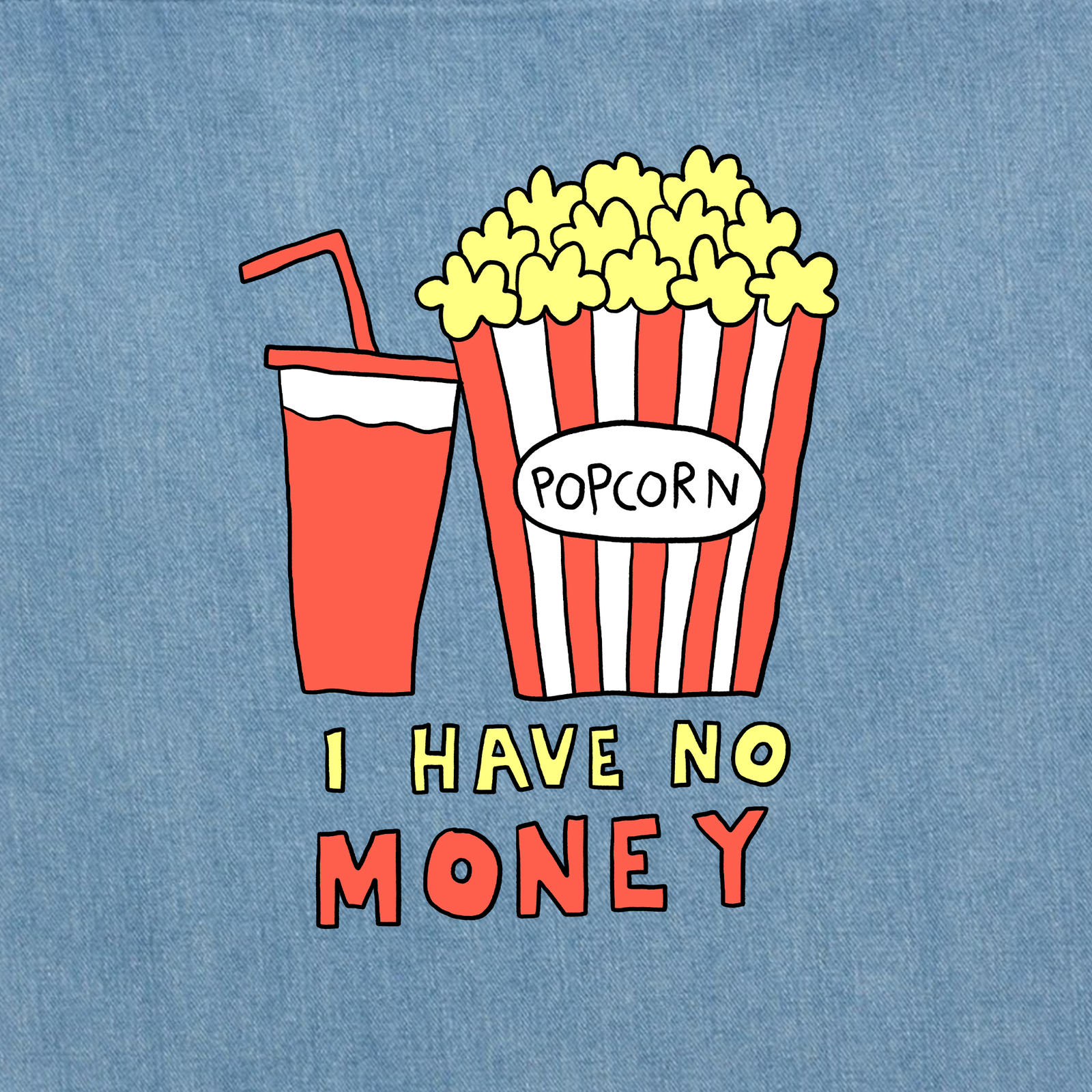 I Have No Money Tote tote bag by Lonely Kids Club