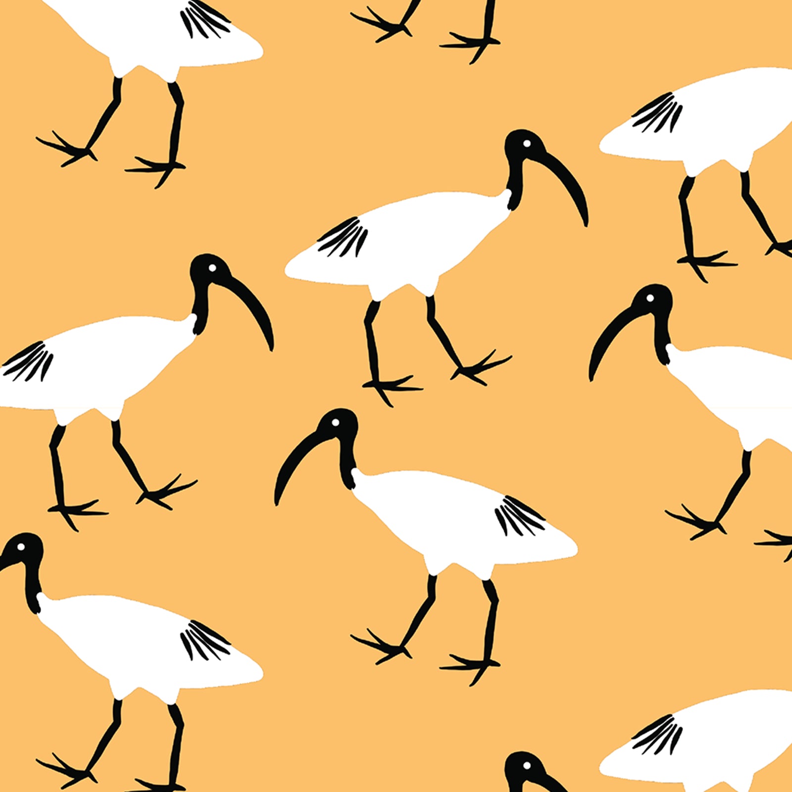 Ibis Frenzy Tote tote bag by Lonely Kids Club