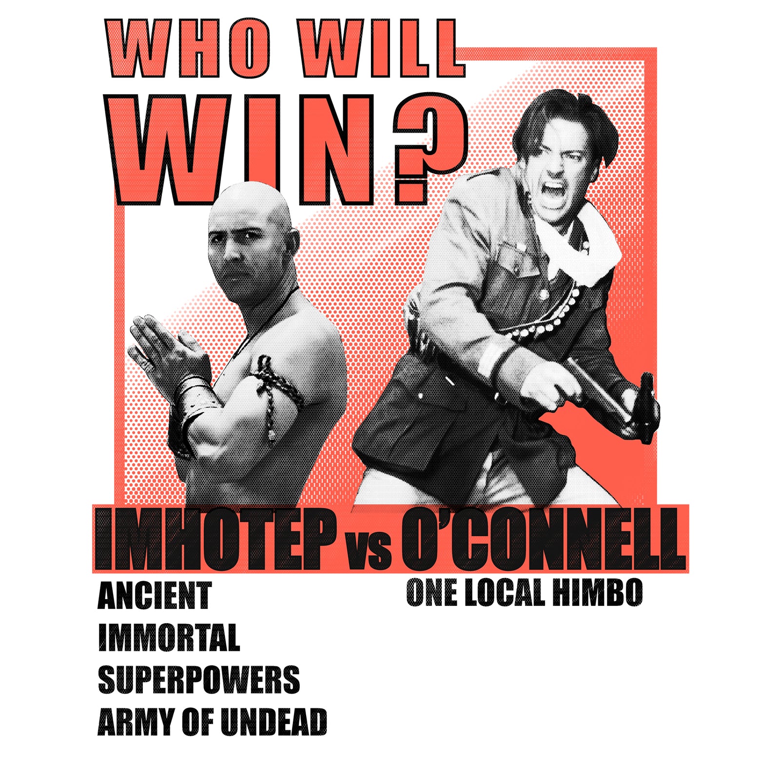 Imhotep vs O'Connell Tote tote bag by Lonely Kids Club