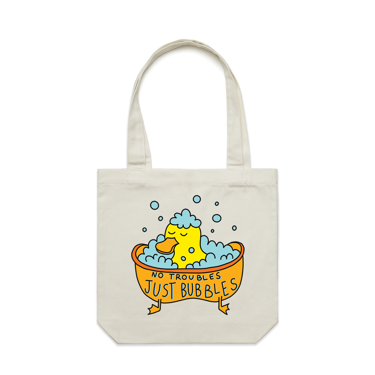 Just Bubbles Tote tote bag by Lonely Kids Club