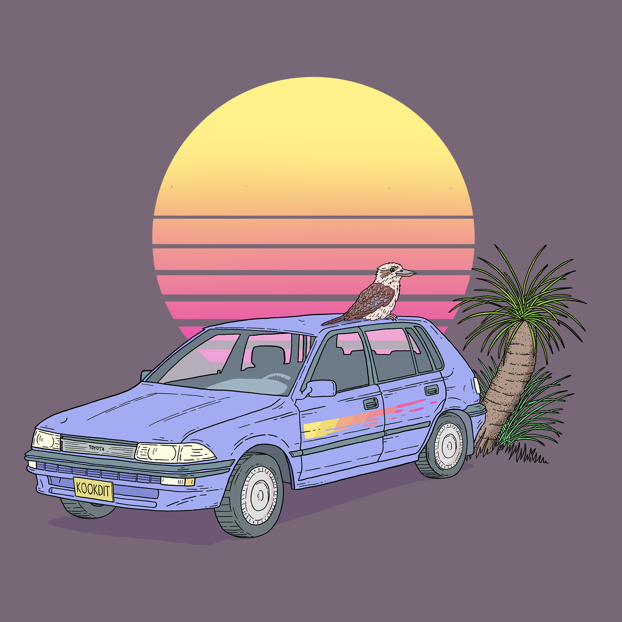 Kookaburra Corolla Tee
