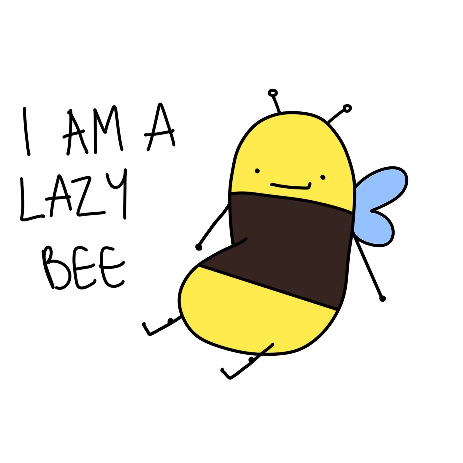 Lazy Bee t-shirt by Lonely Kids Club