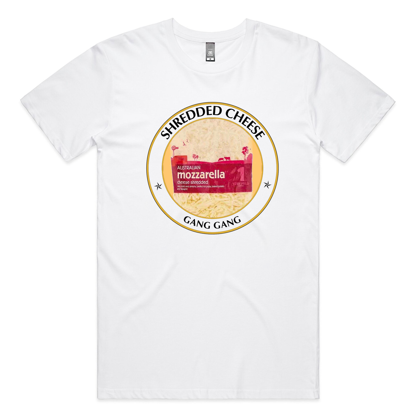 Shredded Cheese Gang Gang t-shirt by Lonely Kids Club