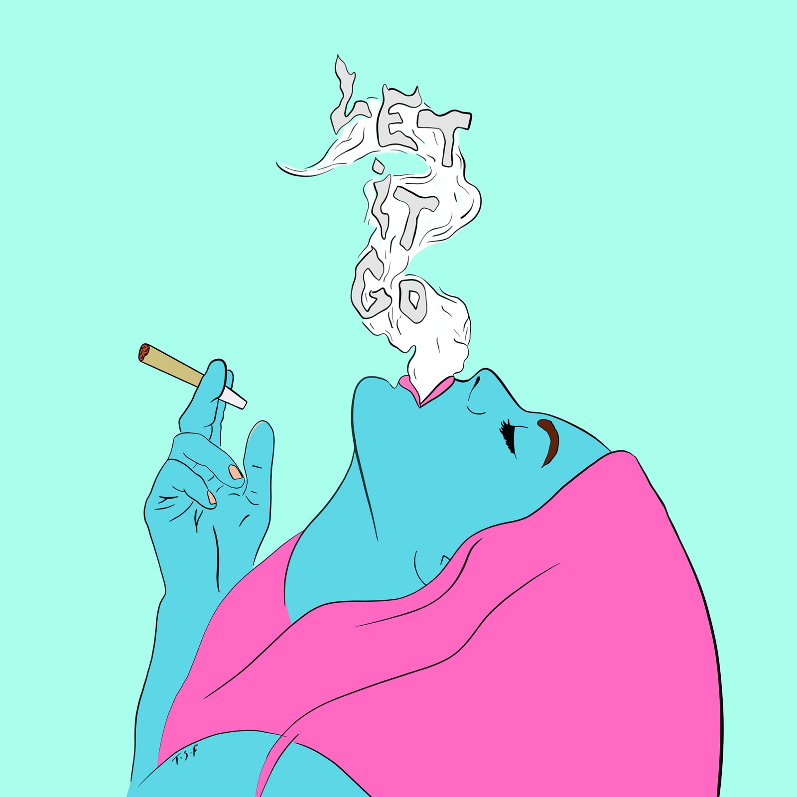 Let It Go t-shirt by Lonely Kids Club