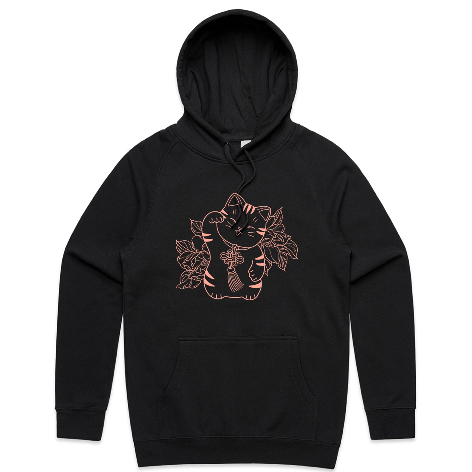 Lucky Cat Hoodie hoodie by Lonely Kids Club