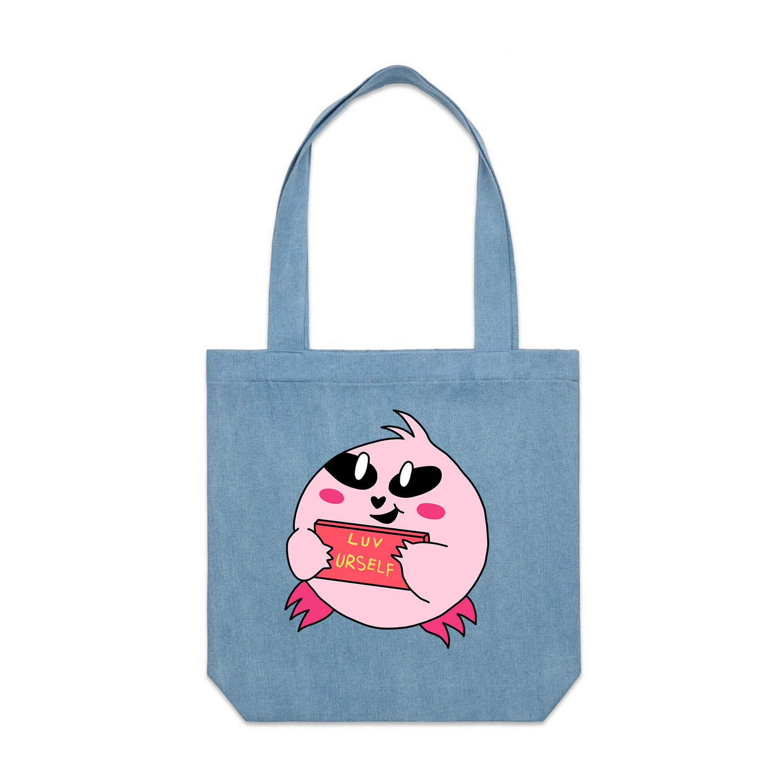 Luv Yourself Tote tote bag by Lonely Kids Club