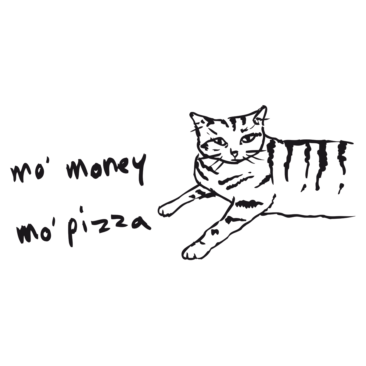Mo Money Mo Pizza t-shirt by Lonely Kids Club