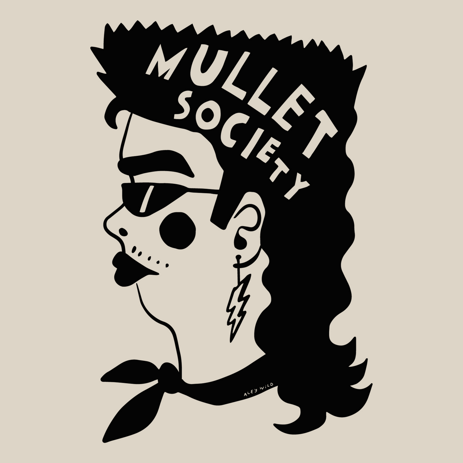 Mullet Society Shorts shorts by Lonely Kids Club