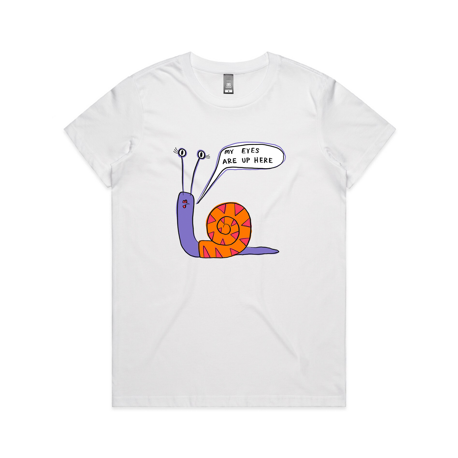 My Eyes Are Up Here Tee