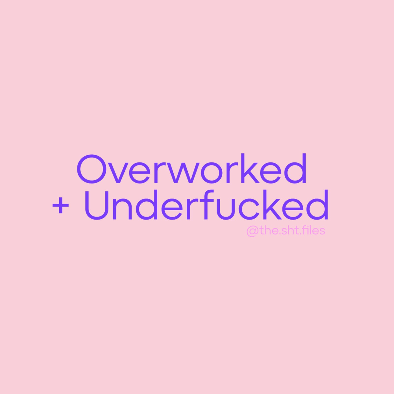 Overworked t-shirt by Lonely Kids Club
