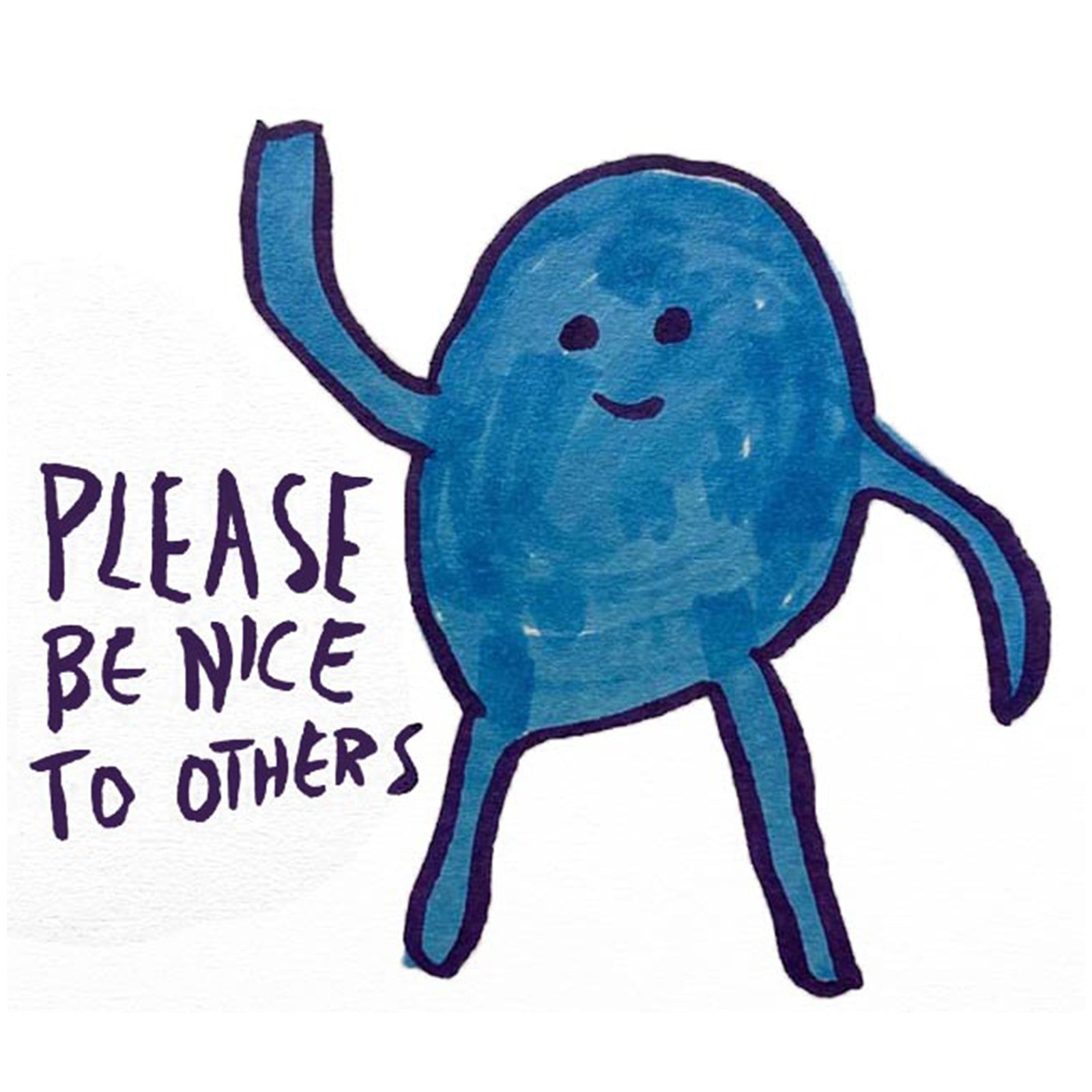 Please Be Nice To Others Hoodie hoodie by Lonely Kids Club