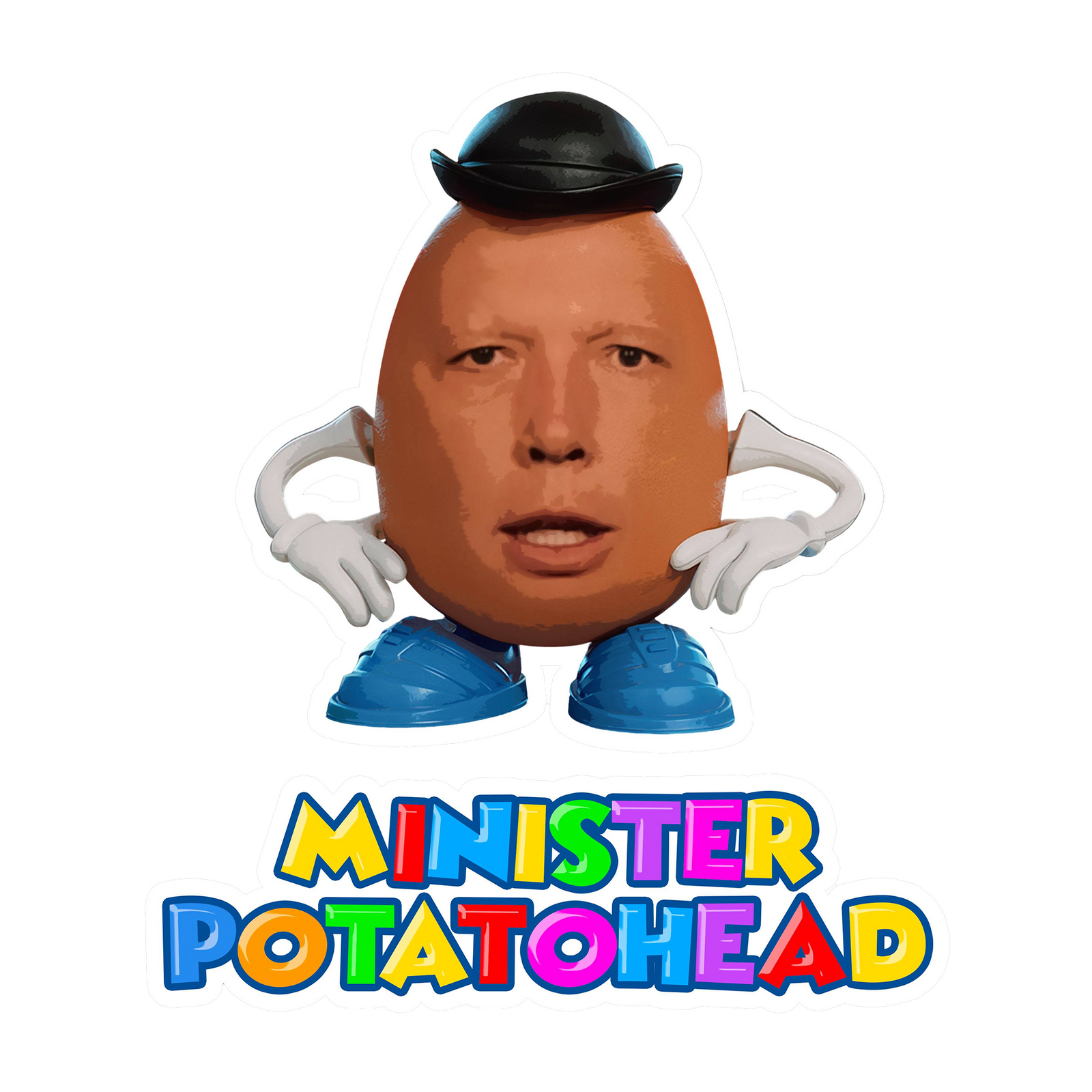 Minister Potatohead Tote tote bag by Lonely Kids Club