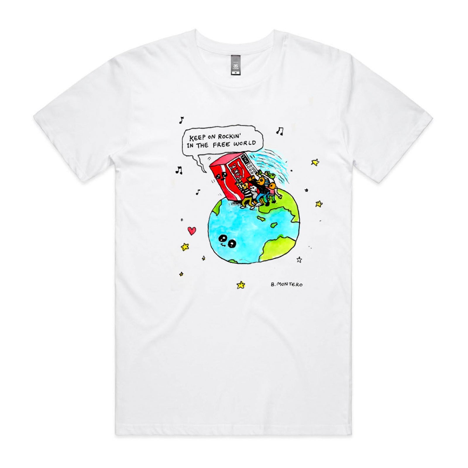 Rockin' In The Free World t-shirt by Lonely Kids Club