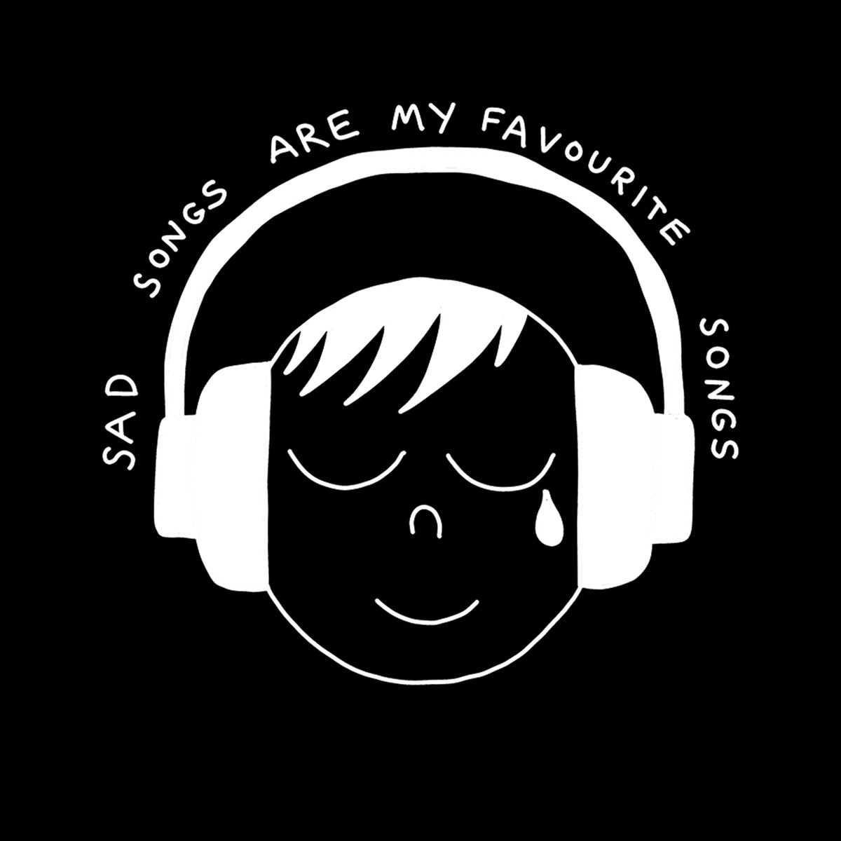 Sad Songs t-shirt by Lonely Kids Club