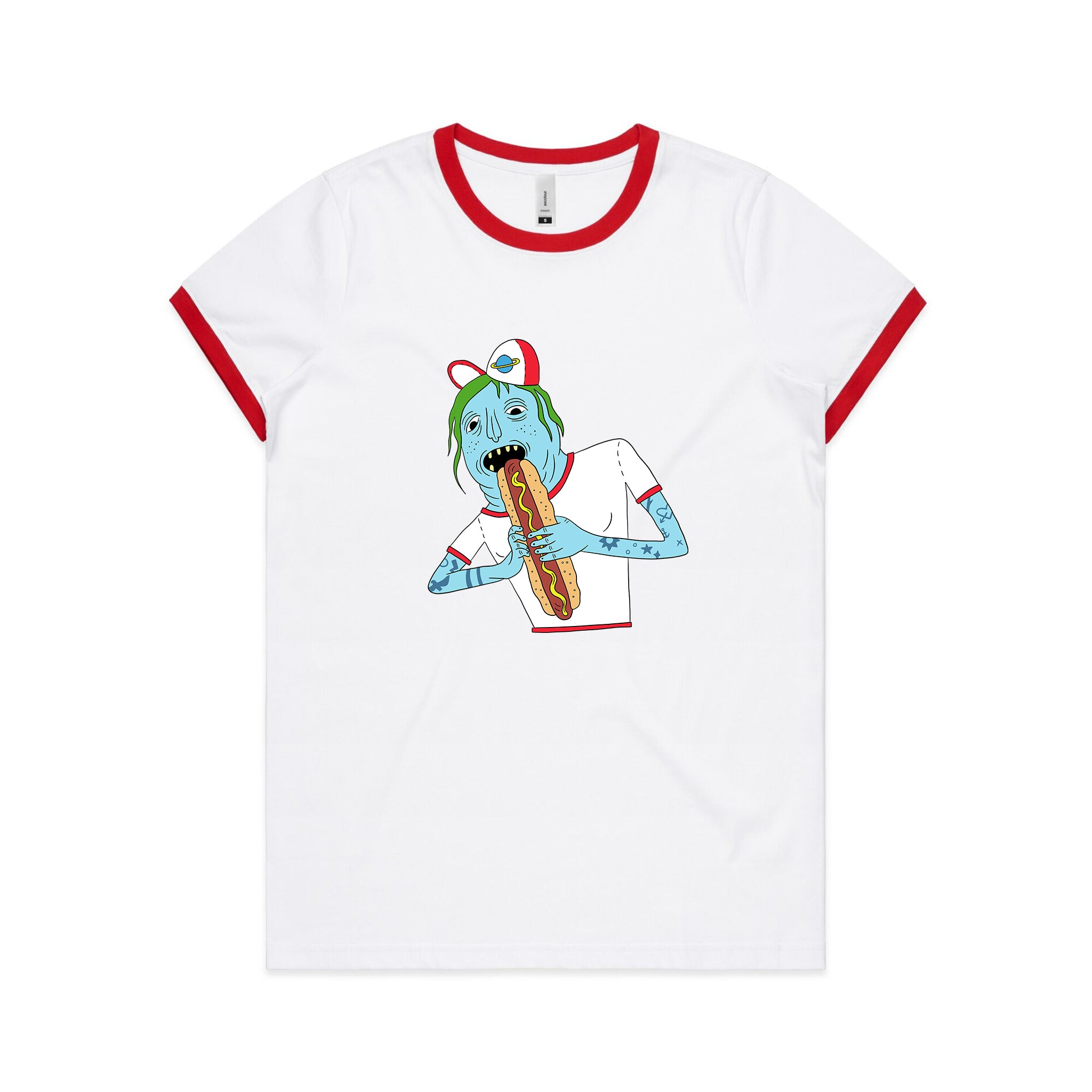 Saturn Devouring His Hot Dog Tee