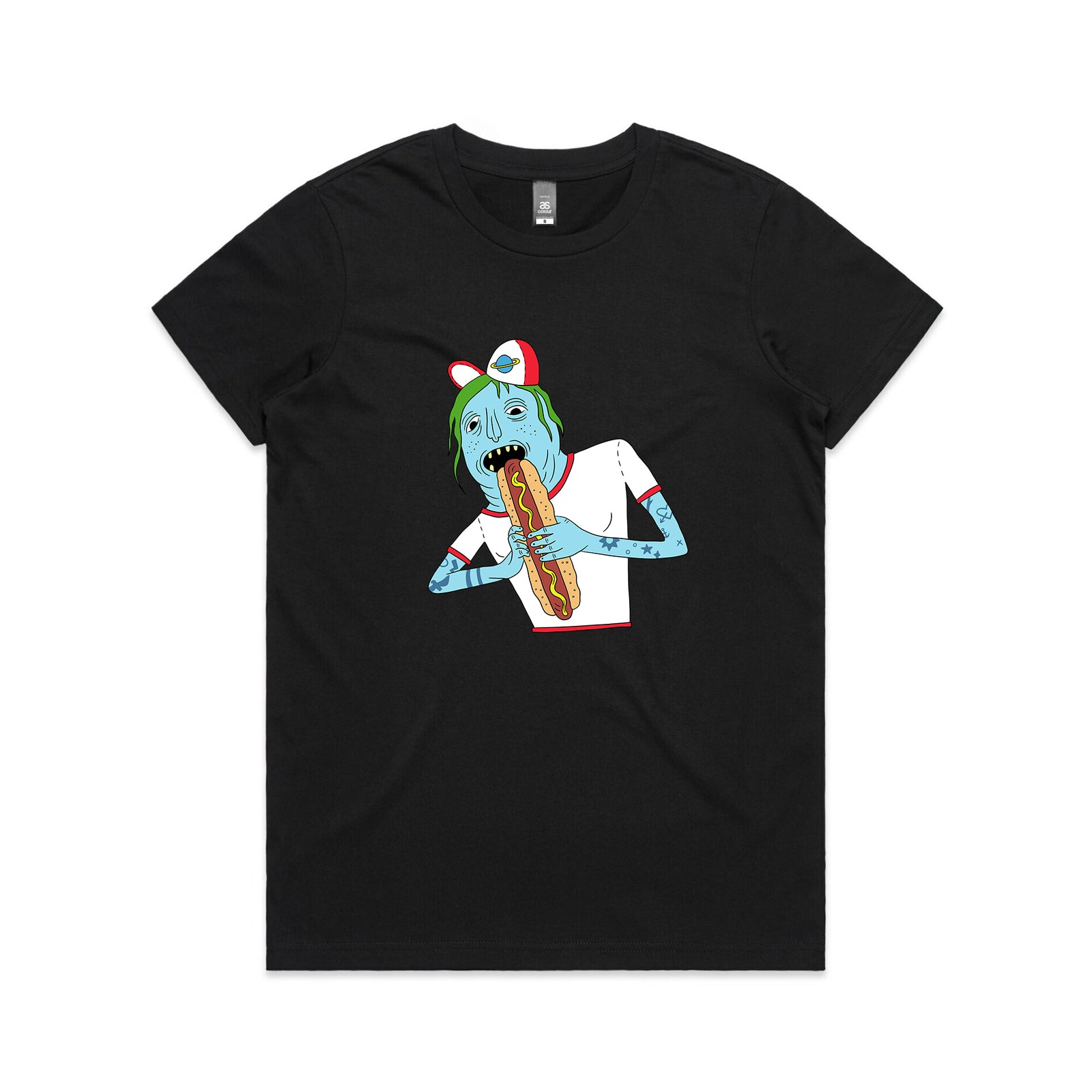 Saturn Devouring His Hot Dog Tee