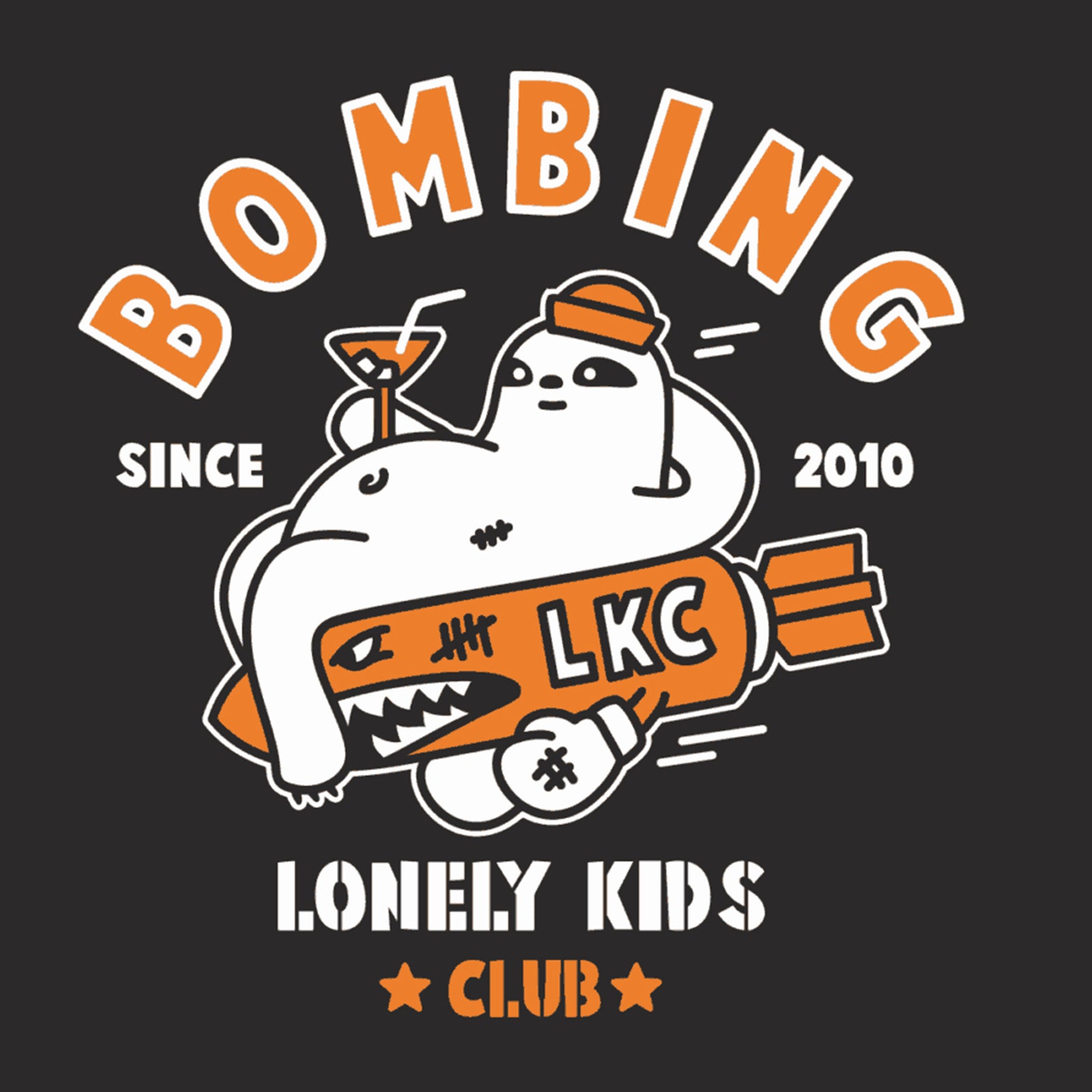 Sloth Bombing t-shirt by Lonely Kids Club