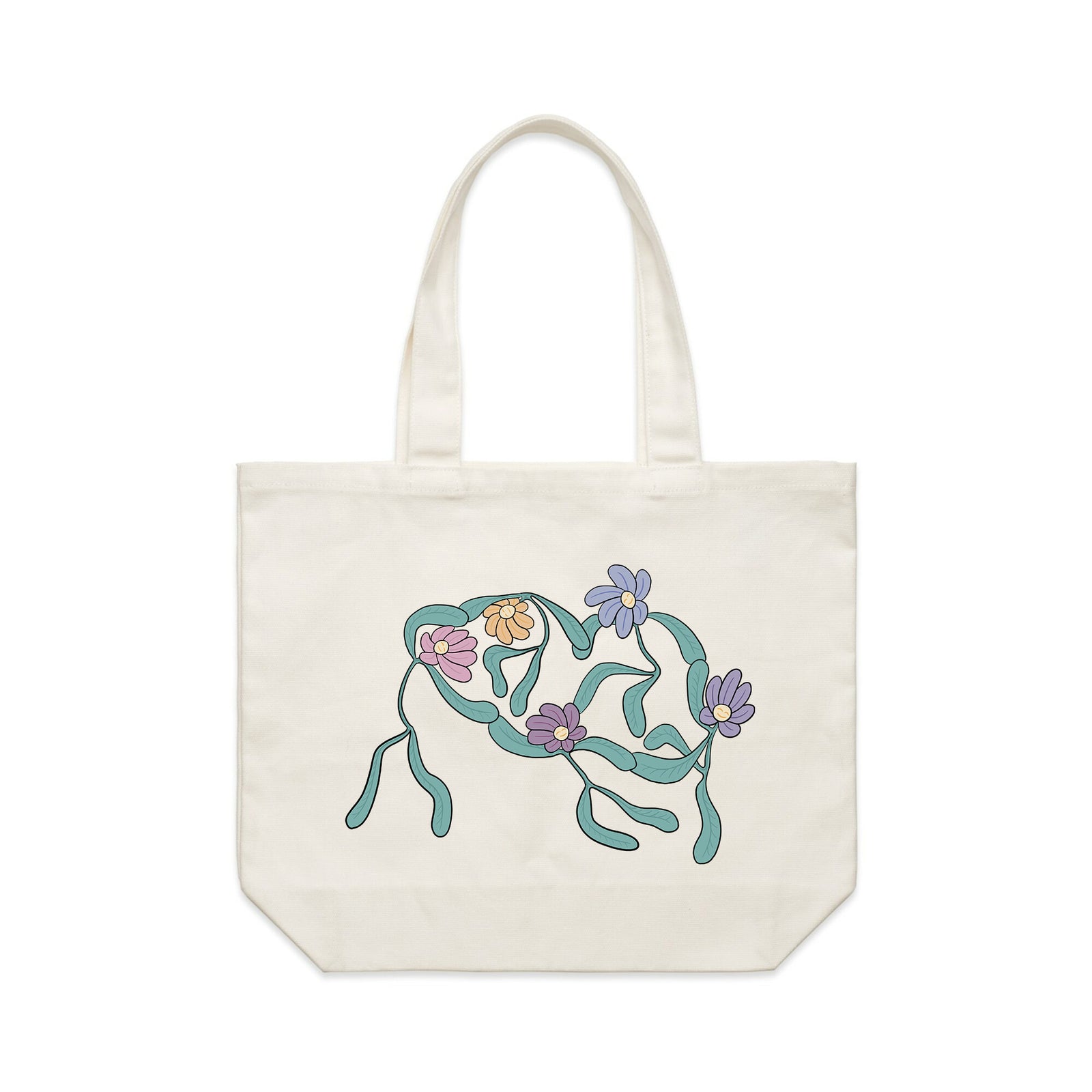 The Flower Dance Tote tote bag by Lonely Kids Club