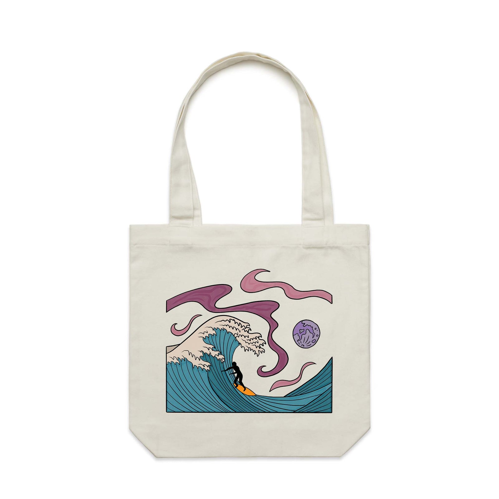 The Greatest Wave Tote tote bag by Lonely Kids Club