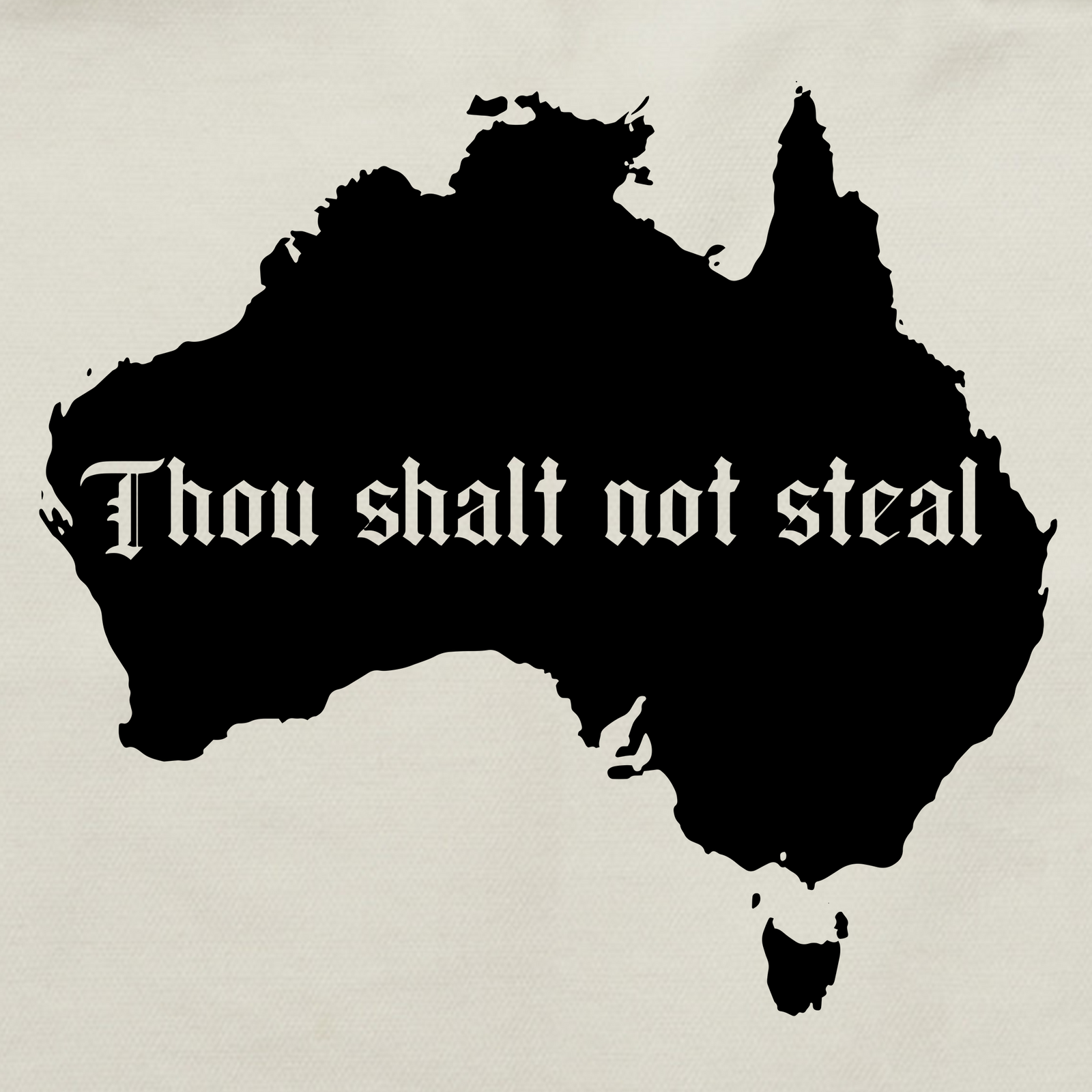 Thou Shalt Not Steal Tote tote bag by Lonely Kids Club