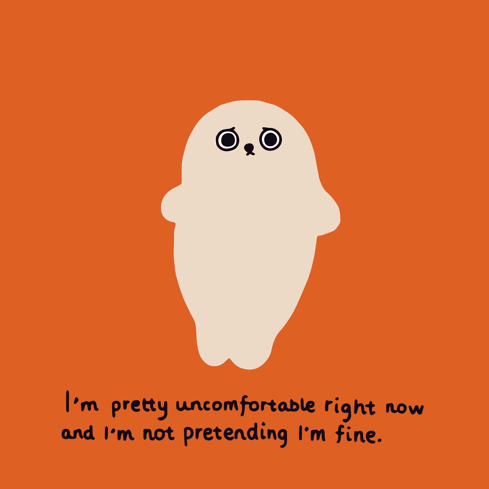 Uncomfortable Seal t-shirt by Lonely Kids Club