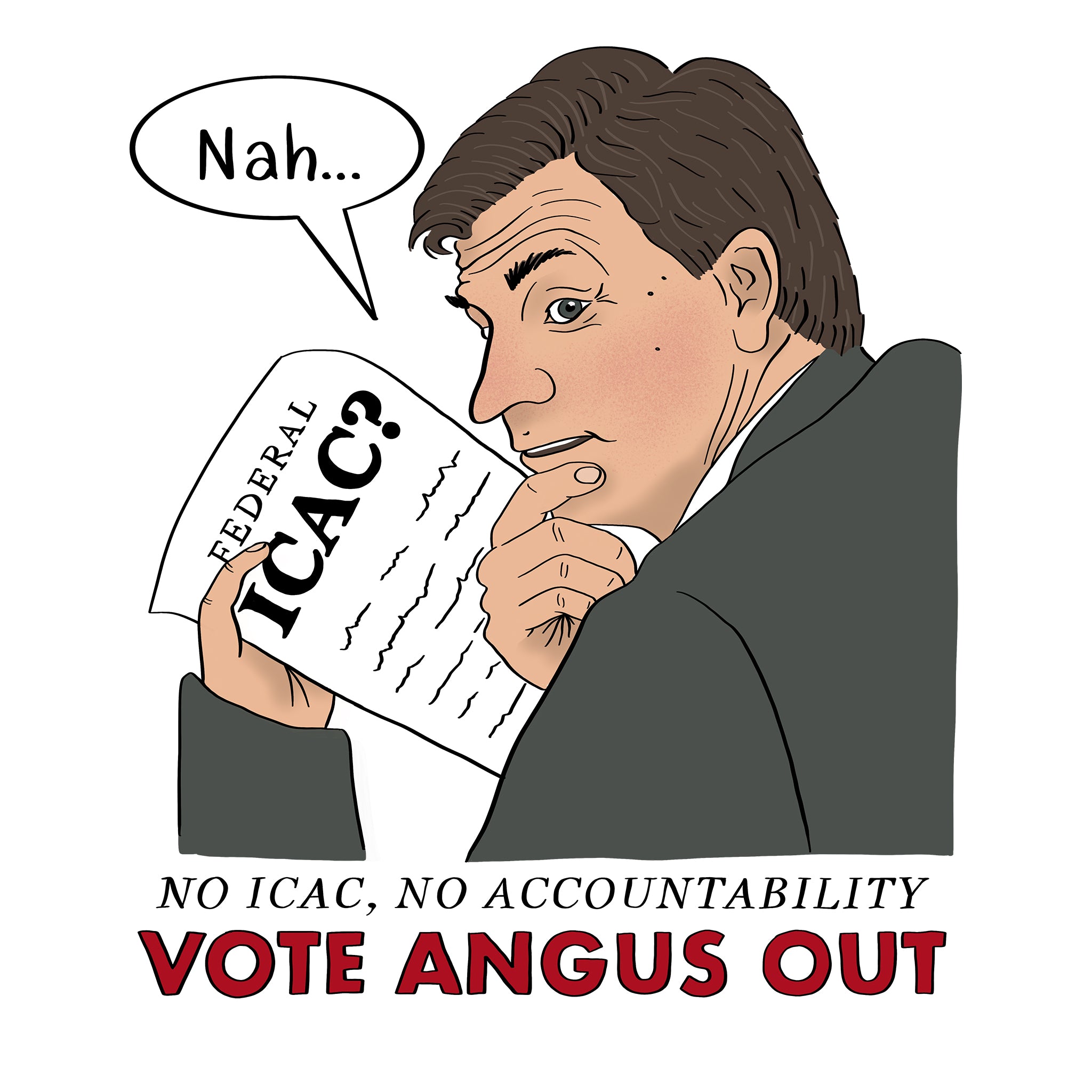 Vote Angus Out Tee