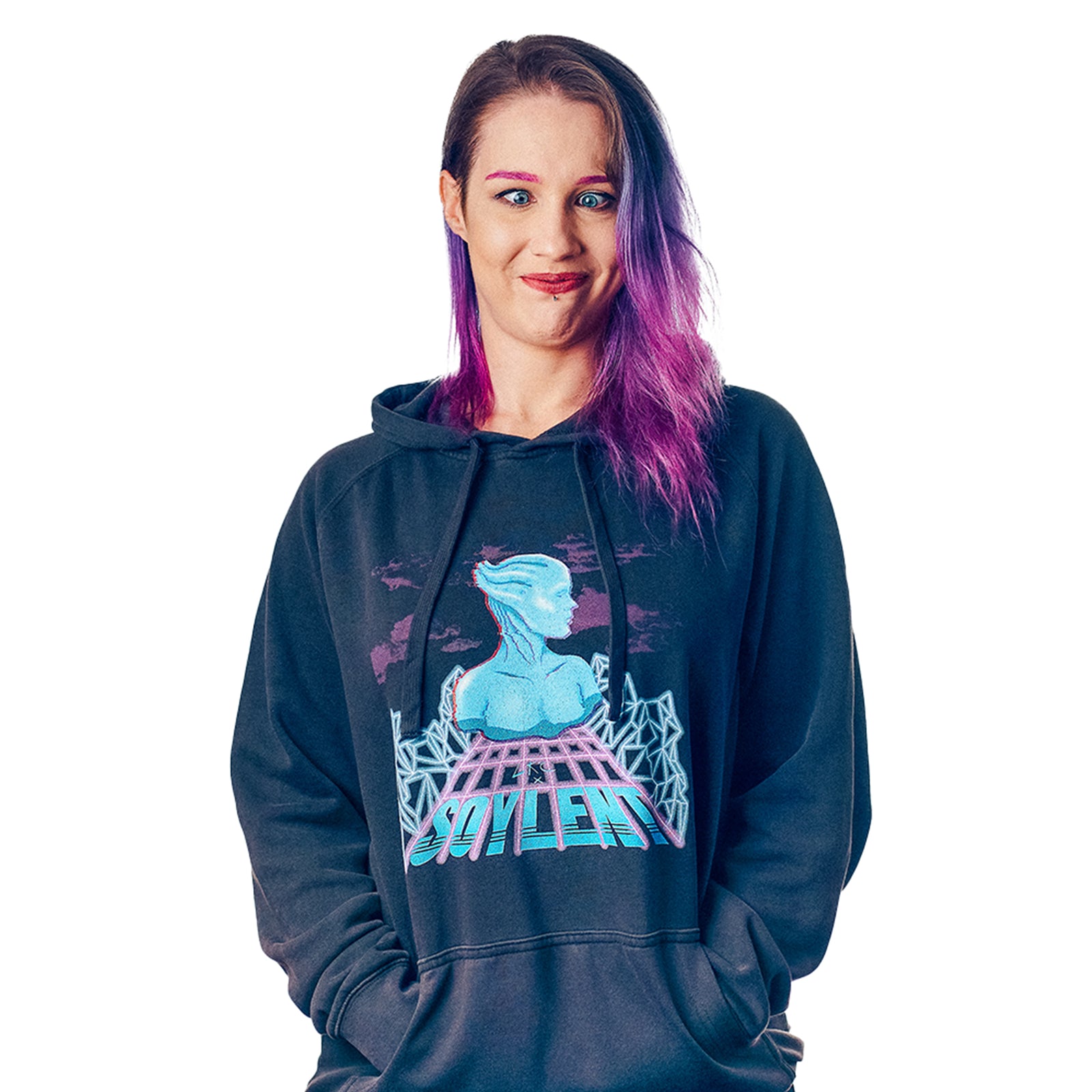 Vaporwave Liara Hoodie hoodie by Lonely Kids Club