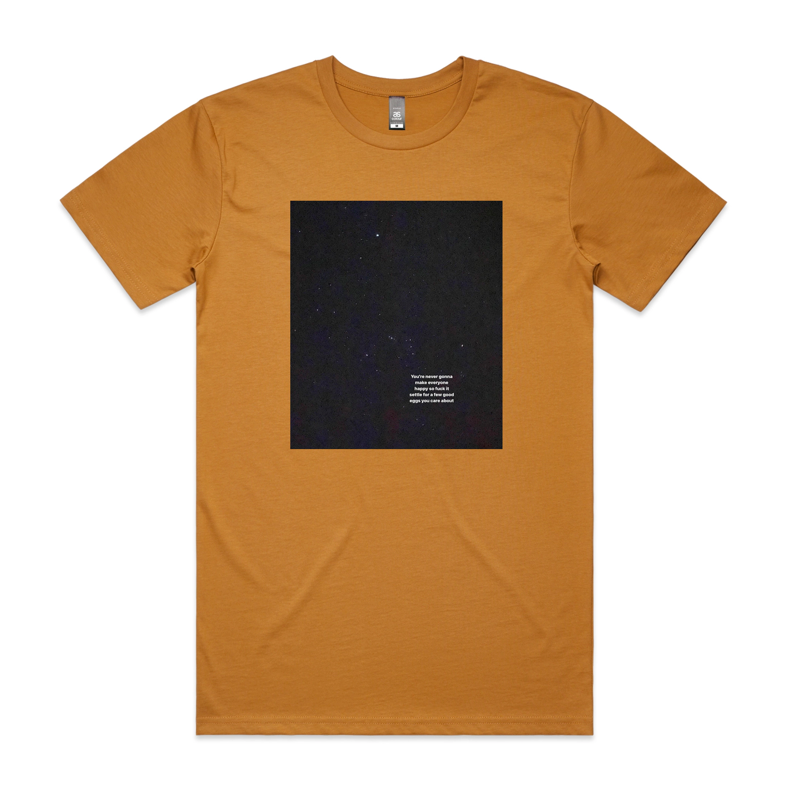 Camel unisex t-shirt with Stars graphic by Lonely Kids Club