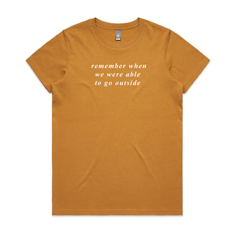 Remember Outside Tee