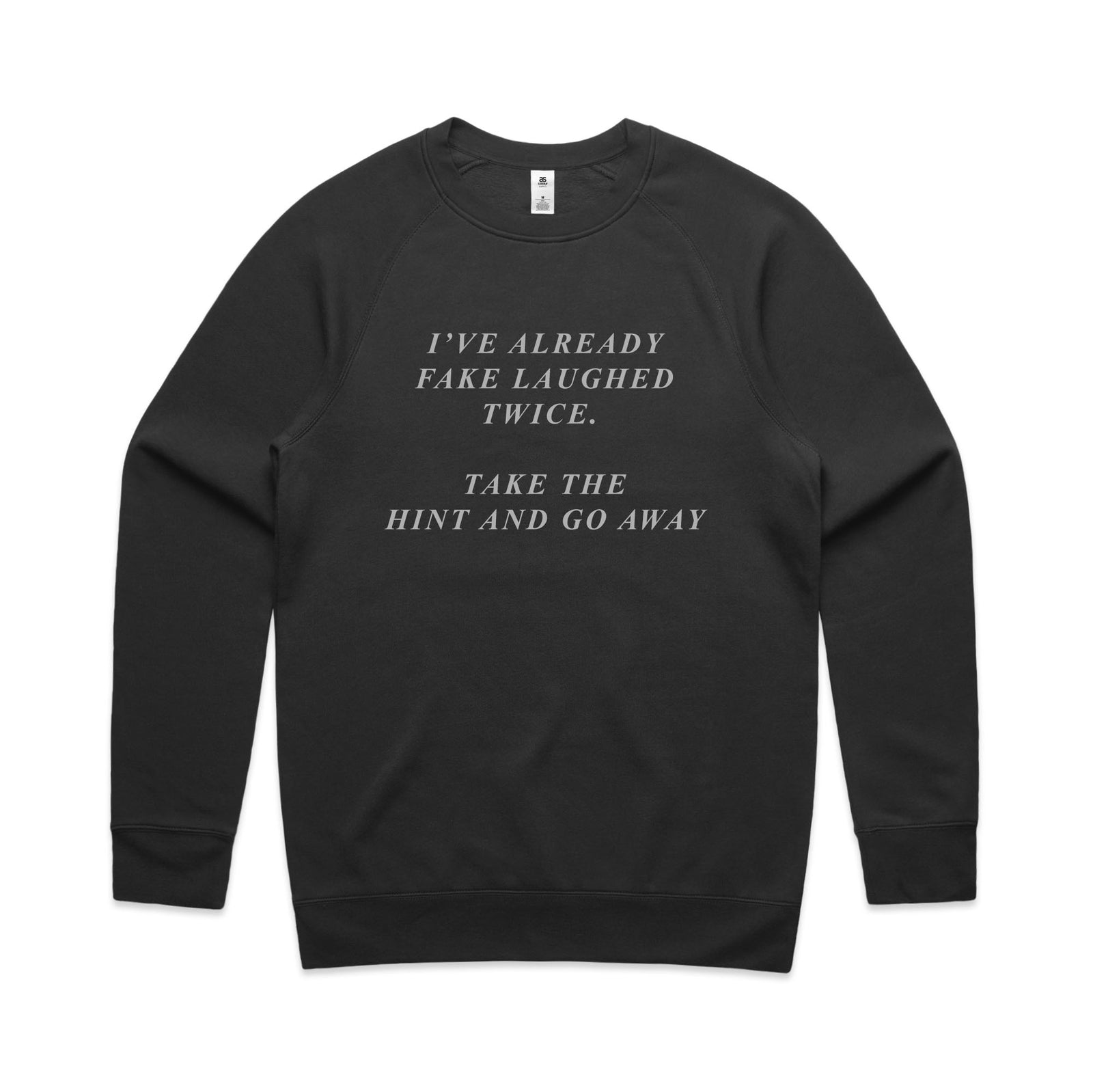 Fake Laugh Jumper jumper by Lonely Kids Club