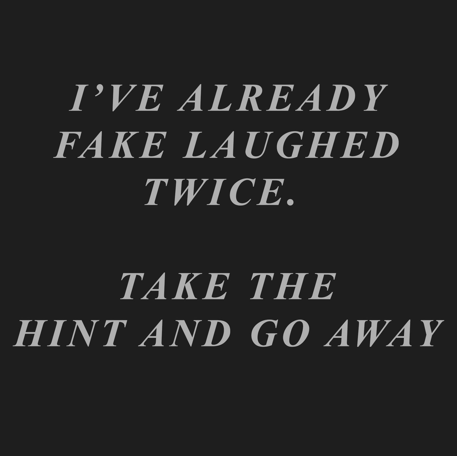 Fake Laugh Jumper jumper by Lonely Kids Club