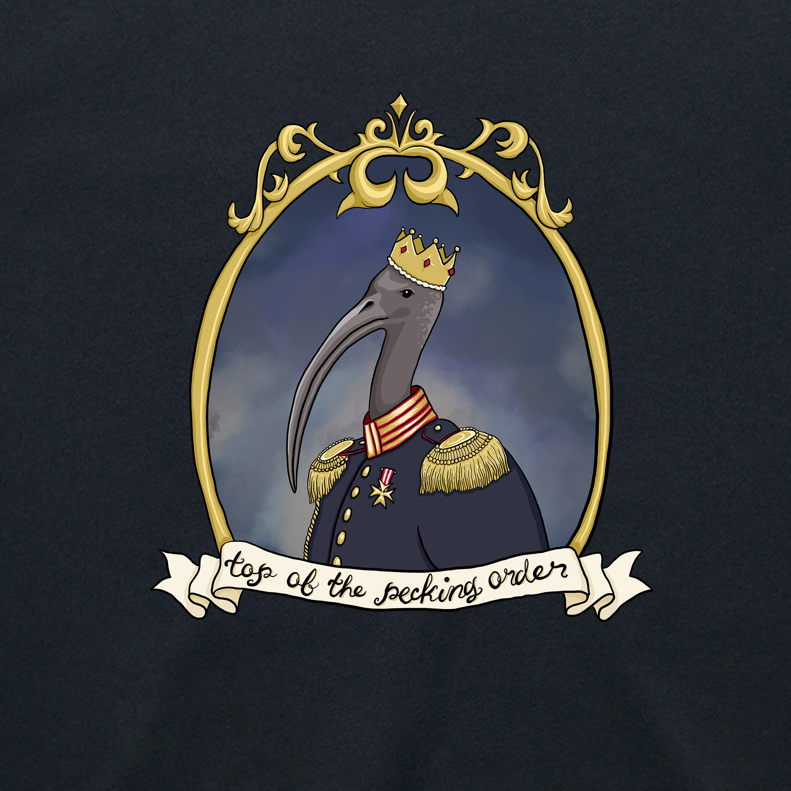 King Chicken Hoodie hoodie by Lonely Kids Club